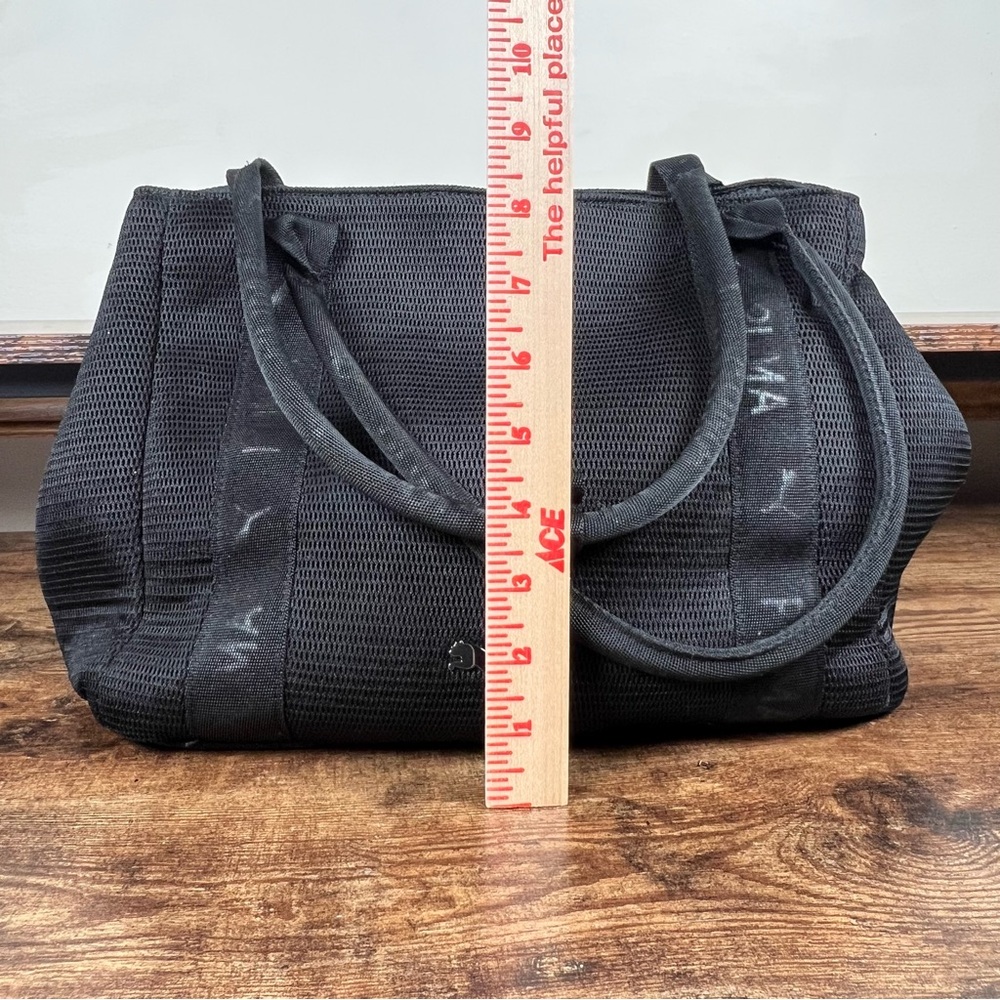 Puma Up & Comer Tote Bag Black Lightweight Lined Duffle Gym Sporty - Picture 3 of 13